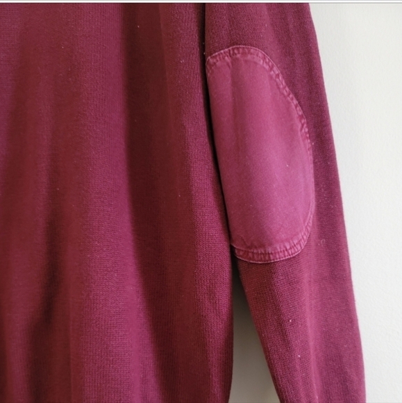 Denver Hayes Pull Over Ribbed Sweater Size Large in Maroon - Picture 7 of 10